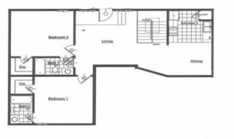 Commons 2BR 1118 Sqft